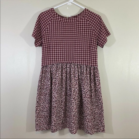 Topshop Womens Pattern Short Dress Size US 2